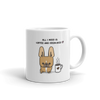 Coffee and Frenchies Mug - Red Fawn Pied