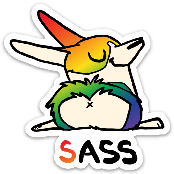 Sass Corgi Sticker