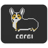 8-Bit Corgi Mousepad - Tricolor
