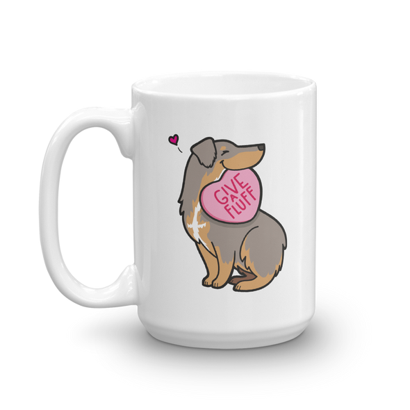 Aussie Candy Heart Mug - Dilute Red