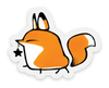 Fox Strut Sticker