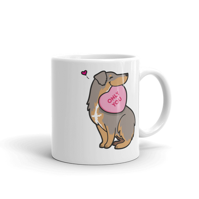 Intl - Aussie Candy Heart Mug - Red Dilute