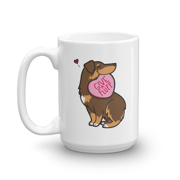 Intl - Aussie Candy Heart Mug - Red Tri-Color 2
