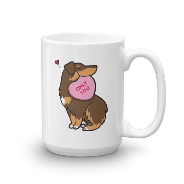 Intl - Aussie Candy Heart Mug - Red Tri-Color 2