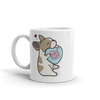 Intl - Frenchie Candy Heart Mug - Fawn Pied