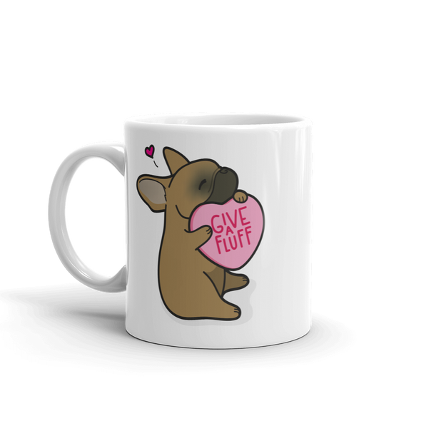 Frenchie Candy Heart Mug - Red Fawn